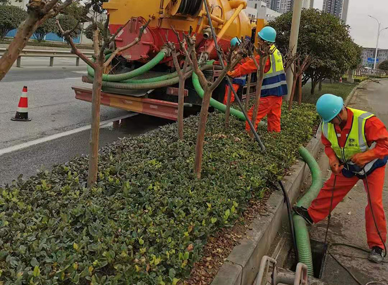 蒙山市政管道清淤